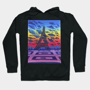 Eiffel  tower Hoodie